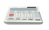 Casio JE-12E-WE Beyaz 12 Hane Masa Üstü Ergonomik Tuşlu Hesap Makinesi - 1
