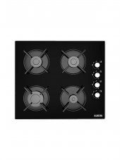 ALVEUS İBER 615 INOX SİYAH 3LÜ ANKASTRE SET (İBERINOX-GLS640SİYAH-615INOX) - 3