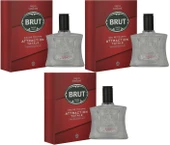 Brut Parfüm Erkek/Men 100ML Attraction Totale Edt (Kırmızı) (3 Lü Set) - 1