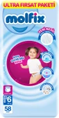 Molfix Külot Bebek Bezi Beden:6 (15+Kg) Extra Large 174 Adet Aylık Ultra Fırsat Pk - 2