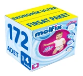Molfix Külot Bebek Bezi Beden:4 (9-14Kg) Maxi 172 Adet Ekonomik Ultra Fırsat Pk thumbnail 1