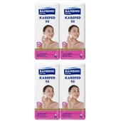 Bambino Cotton Kare Makyaj ve Bebek Temizleme Pamuğu 200 Adet (Kare En-Boy 7CM) (4PK*50) - 1