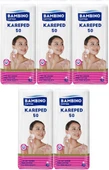 Bambino Cotton Kare Makyaj ve Bebek Temizleme Pamuğu 250 Adet (Kare En-Boy 7CM) (5PK*50) - 1