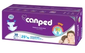 Canped Hasta Bezi Çoçuklar İçin Bel Bantlı Tekstil Yüzeyli 150 Adet XS (5Pk*30) - 2