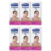 Bambino Cotton Kare Makyaj ve Bebek Temizleme Pamuğu 300 Adet (Kare En-Boy 7CM) (6PK*50) - 1