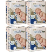 Pedo Plus Bebek Bezi Beden:1 (2-5KG) Yeni Doğan 160 Adet Jumbo Aylık Pk thumbnail 1