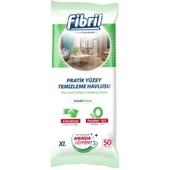 Fibril Yüzey Temizlik Havlusu 50 Yaprak XL Temizlik Kokulu 24 Lü Set 1200 Yaprak Plastik Kapaklı thumbnail 1