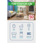 Fibril Yüzey Temizlik Havlusu 50 Yaprak XL Temizlik Kokulu 24 Lü Set 1200 Yaprak Plastik Kapaklı thumbnail 4