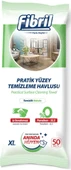 Fibril Yüzey Temizlik Havlusu 50 Yaprak XL Karma 10 Lu Set Beyaz Sirke-Sabun-Temizlik Kokulu 500 Yp - 8