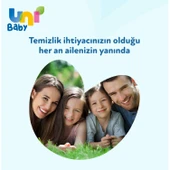 Uni Baby Islak Havlu Mendil 90 Yaprak Aile (2 Li Set) 180 Yaprak Plastik Kapaklı - 10