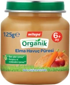 Milupa Organik Kavanoz Maması Püre 125GR Elma Havuç - 1