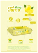 Baby Turco Islak Havlu Mendil 70 Yaprak Limon 3 Lü Set Plastik Kapaklı (210 Yaprak) thumbnail 9