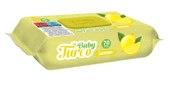 Baby Turco Islak Havlu Mendil 70 Yaprak Limon 9 Lu Set Plastik Kapaklı (630 Yaprak) thumbnail 2