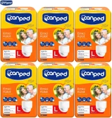 Canped Emici Külot Hasta Bezi Büyük-Large 48 Adet (6Pk*8) thumbnail 1