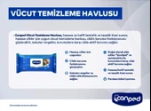 Canped Hasta Vücut Perine Temizleme Islak Mendil Havlu 48 Yaprak XL (12 Li Set) Plastik Kapaklı - 3