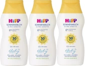 Hipp Babysanft Bebek Güneş Sütü 200Ml (30 Faktör) (3 Lü Set) - 1