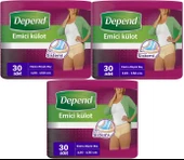 Depend Emici Külot Hasta Bezi XL - Extra Büyük Kadın 90 Adet (3PK*30) thumbnail 1