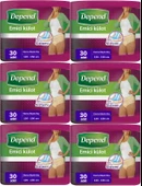 Depend Emici Külot Hasta Bezi XL - Extra Büyük Kadın 180 Adet (6PK*30) thumbnail 1