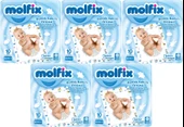Molfix Bebek Bakım Alt Açma Örtüsü 5 Li Set 50 Adet (5Pk*10) - 1