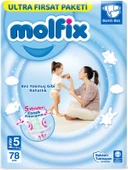 Molfix Bebek Bezi Beden:5 (11-18KG) Junior 78 Adet Ultra Fırsat Pk thumbnail 2