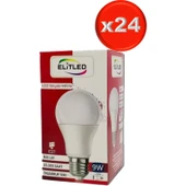 Elitled Led Ampül Beyaz-White 9W (24 Lü Set) thumbnail 1
