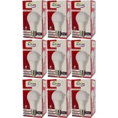 Elitled Led Ampül Beyaz-White 9W (9 Lu Set) - 2