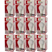 Elitled Led Ampül Beyaz-White 9W (12 Li Set) - 2