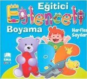 Ema Eğitici Eğl.Boyama-Harfler-Sayılar/Emaçocuk - 1