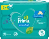 Prima Islak Havlu Mendil Temiz ve Ferah (Bitki Bazlı) 27 Li Set (9PK*3) 1404 Yaprak - 2
