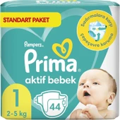 Prima Bebek Bezi Beden:1 (2-5Kg) Yeni Doğan 88 Adet Süper Ekonomik Pk thumbnail 2