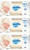 Molfix Islak Havlu Mendil İzotonik Yeni Doğan 3 Pk 50 Yaprak Pamuklu Plastik Kapaklı - 1