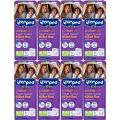 Canped Kids Çoçuklar İçin Külot Bez Tekstil Yüzeyli Yaş:8-15 (27-57Kg) 64 Adet (8Pk*8) thumbnail 2