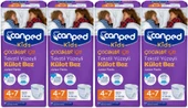 Canped Kids Çoçuklar İçin Külot Bez Tekstil Yüzeyli Yaş:4-7 (17-30Kg) 36 Adet (4Pk*9) - 1