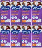 Canped Kids Çoçuklar İçin Külot Bez Tekstil Yüzeyli Yaş:4-7 (17-30Kg) 72 Adet (8Pk*9) - 1
