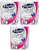 Papia Kağıt Havlu Decor (Modanon Başkentleri Desenli) 36 Lı Set (3PK*12) - 1