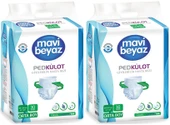 Mavi Beyaz Ped Emici Külot Hasta Bezi Medium Orta 60 Adet - 1