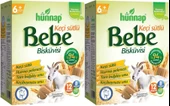 Hünnap Bebe Bisküvisi Keçi Sütlü 400GR 2 li Set (Toplam 800GR) - 1