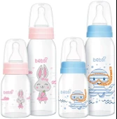 Bebsi Cam Biberon Seti (250ml+125ml) Seçenekli (Mavi/Pembe) - 1