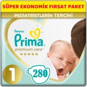 Prima Premium Care Bebek Bezi Beden:1 (2-5Kg) Yeni Doğan 420 Adet Süper Ekonomik Mega Pk thumbnail 1