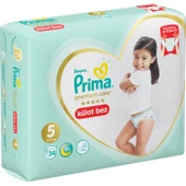 Prima Premium Care Külot Bebek Bezi Beden:5 (12-17Kg) Junior 34 Adet Ekonomik Pk thumbnail 6