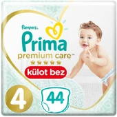 Prima Premium Care Külot Bebek Bezi Beden:4 (9-15Kg) 132 Adet Ekonomik Fırsat Pk - 4