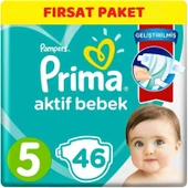 Prima Bebek Bezi Beden:5 (11-16Kg) Junior 46 Adet Ekonomik Pk - 1