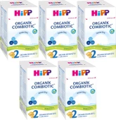Hipp Organik Combiotic Bebek Devam Sütü 800GR No:2 (6. Aydan İtibaren) (5 Li Set) thumbnail 1