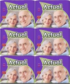 Actual Yetişkin Hasta Bezi Bel Bantlı L - Large - Büyük 180 Adet (6PK*30) thumbnail 1