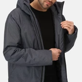 Regetta Harridge Waterproof Walking Jacket Erkek Mont Gri RMP366 thumbnail 4