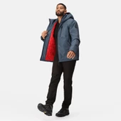 Regetta Harridge Waterproof Walking Jacket Erkek Mont Mavi RMP366 - 3