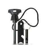 Zhltools Acil Durum Magnezyum Çubuk Çakmak Taşı Hayatta Kalma Ateş Başlatıcı Çakmak Kiti ve Düdük - 1