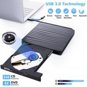 UpWay  Dvd Rw Usb 3.0 Type-C Slim Harici Cd Dvd Yazıcı Okuyucu MacBook iMac Windows11 - 3