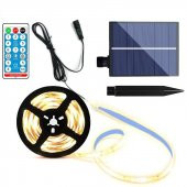 UpWay Güneş Enerjili Solar Aydınlatma RGB 3 Metre Silikonlu Şerit LED Ev Bahçe Süsleme Dekor - 1