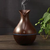 300 Ml Hava Nemlendirici Buhar Makinesi Ve Aroma Difüzörü Ahşap Görünümlü - 5